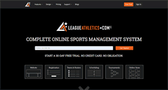 Desktop Screenshot of leagueathletics.com